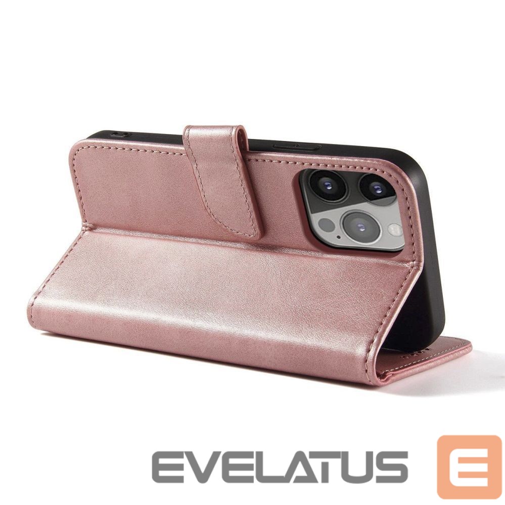 Citas preces Hurtel Magnet Case with flap for Samsung Galaxy S25 - pink