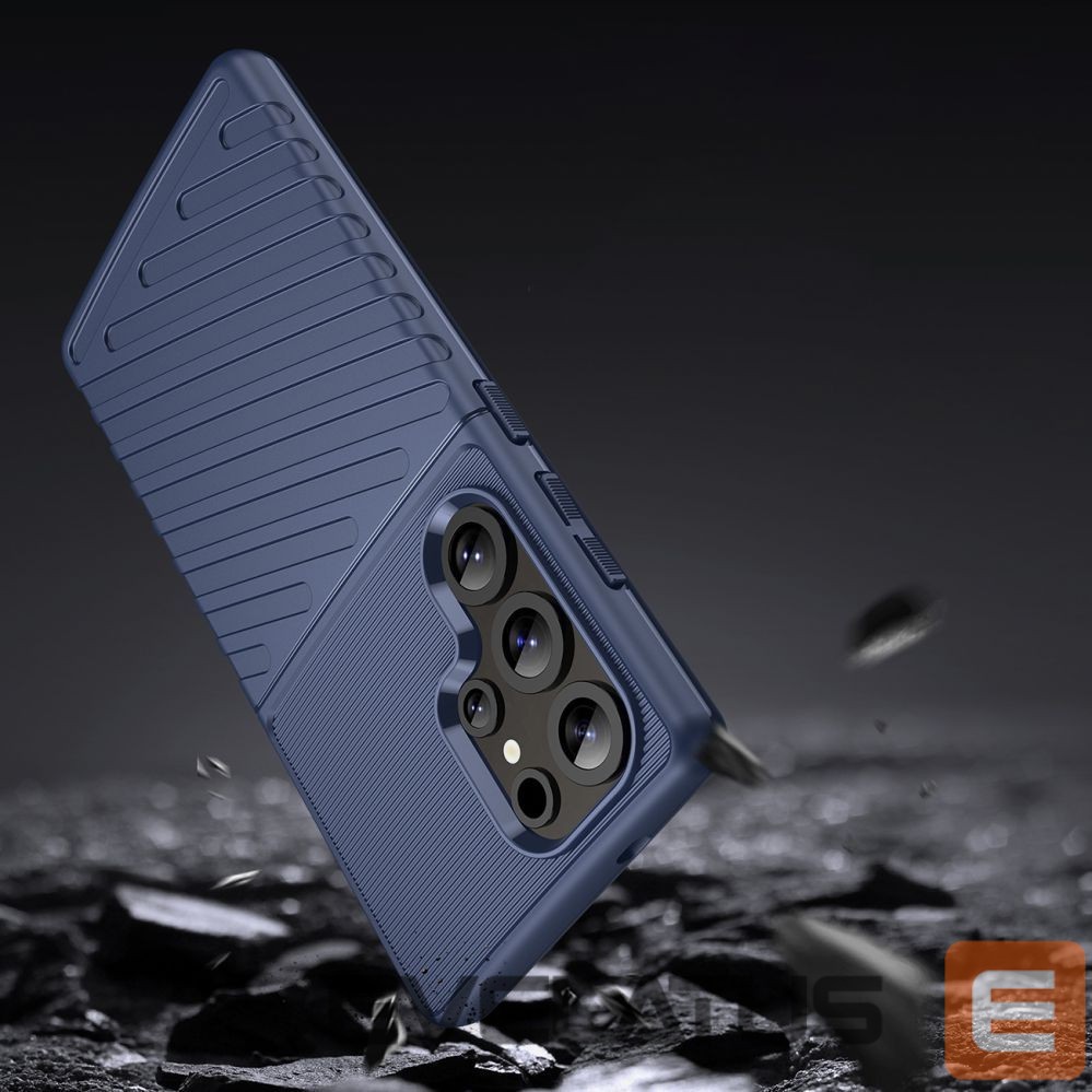 Citas preces Hurtel Thunder Case Samsung Galaxy S25 Ultra Silicone Armored Case - Blue
