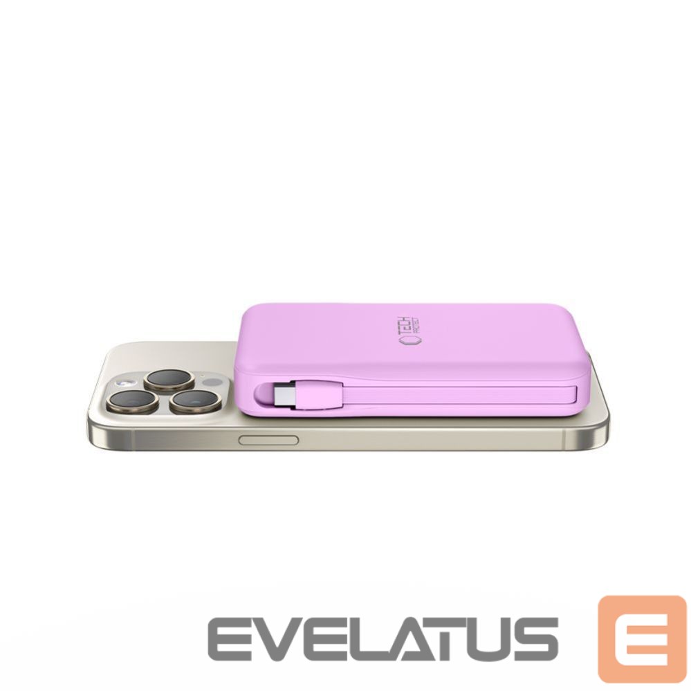 Citas preces Tech-Protect Tech-Protect PB31 MagSafe 10000mAH Power Bank - Purple