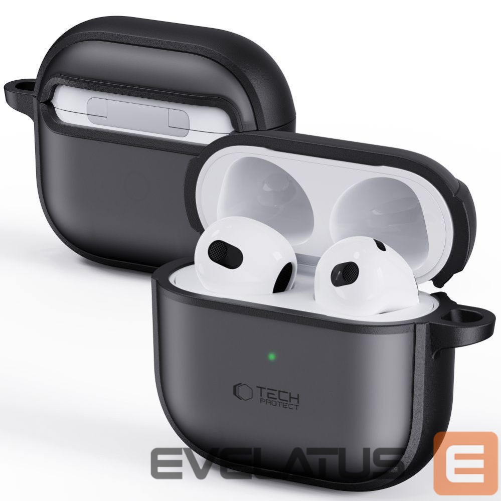 Citas preces Tech-Protect Tech-Protect Slim Hook Case for AirPods 4 - Black