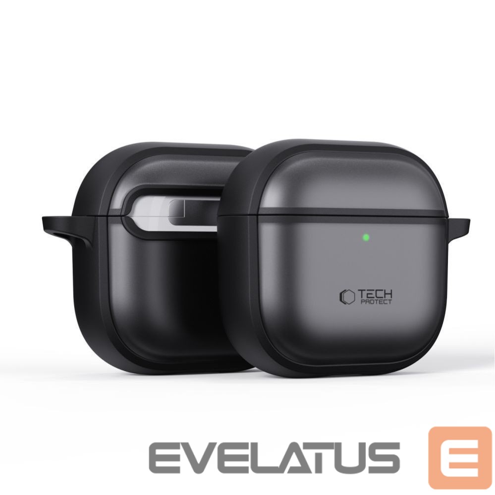 Citas preces Tech-Protect Tech-Protect Slim Hook Case for AirPods 4 - Black
