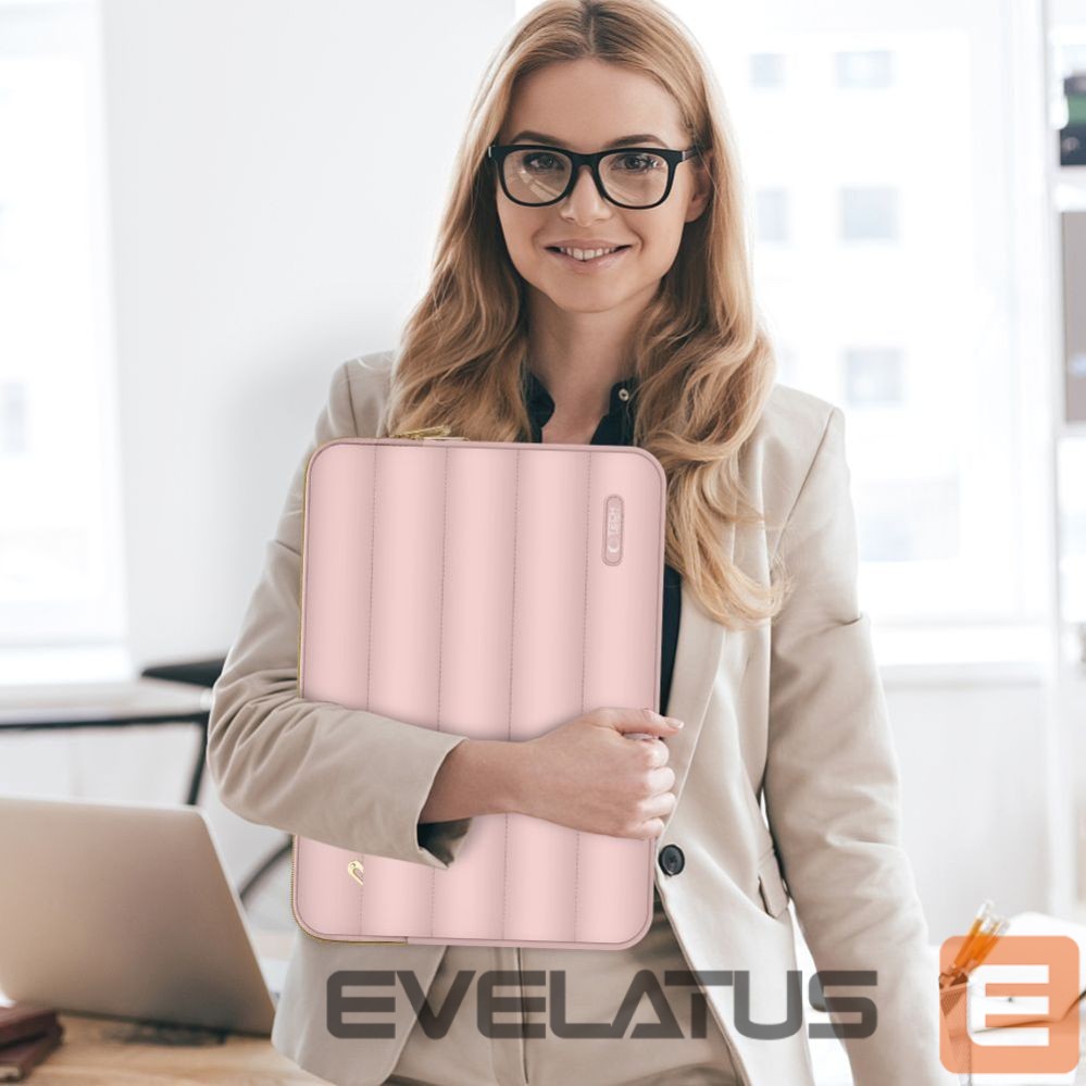 Citas preces Tech-Protect Tech-Protect Puffy Laptop Bag 13-14 - Pink