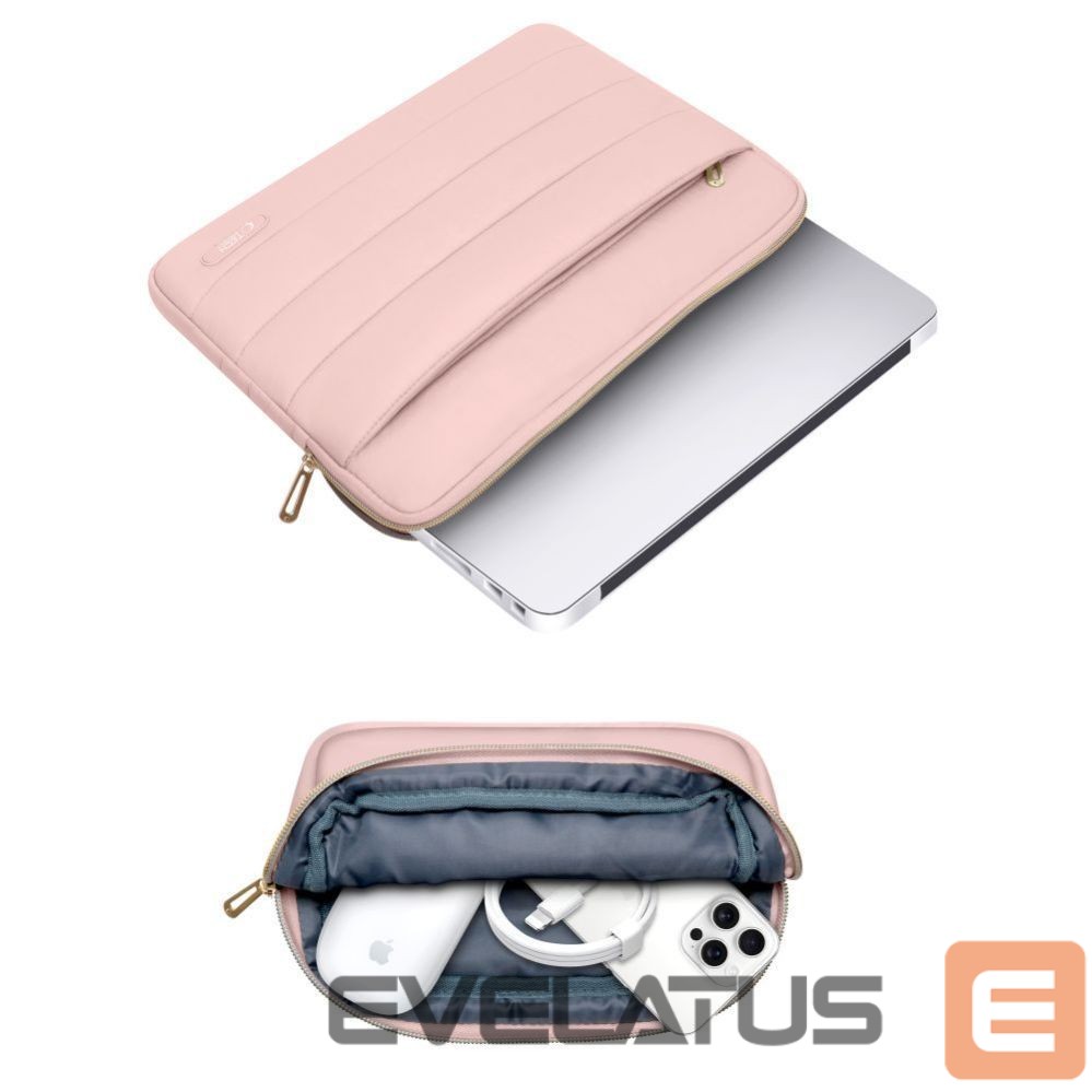 Citas preces Tech-Protect Tech-Protect Puffy Laptop Bag 13-14 - Pink