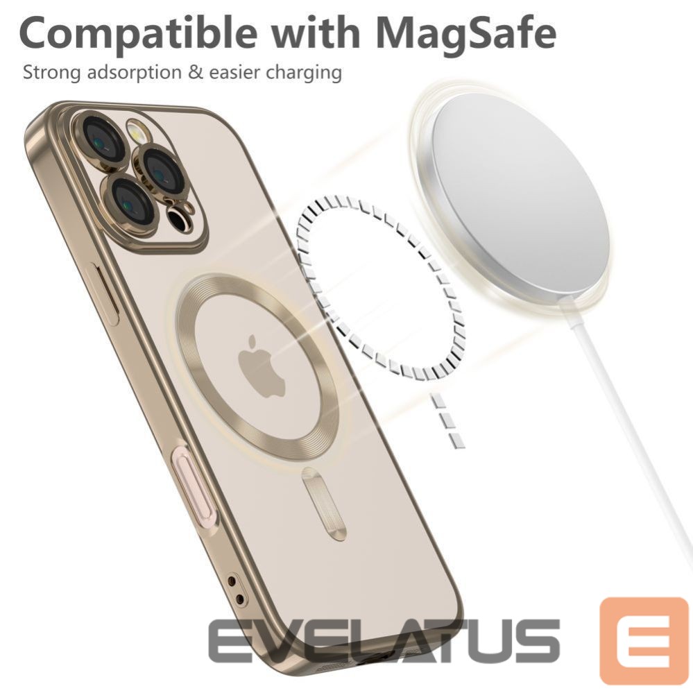 Citas preces Tech-Protect Tech-Protect MagFlex MagSafe iPhone 16 Pro Case - Gold