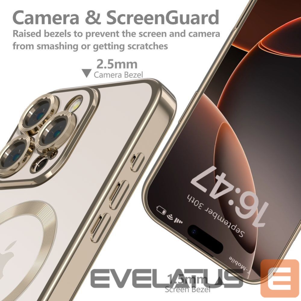 Citas preces Tech-Protect Tech-Protect MagFlex MagSafe iPhone 16 Pro Case - Gold