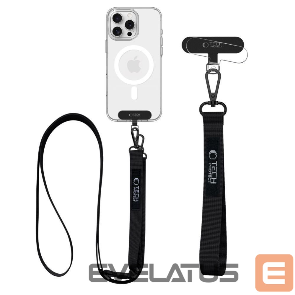 Citas preces Tech-Protect Tech-Protect C65 Rope Crossbody Leash - Black