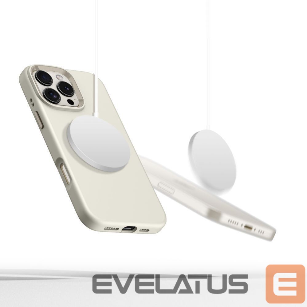 Citas preces Tech-Protect Tech-Protect Silicone PU MagSafe iPhone 16 Pro Case - Beige