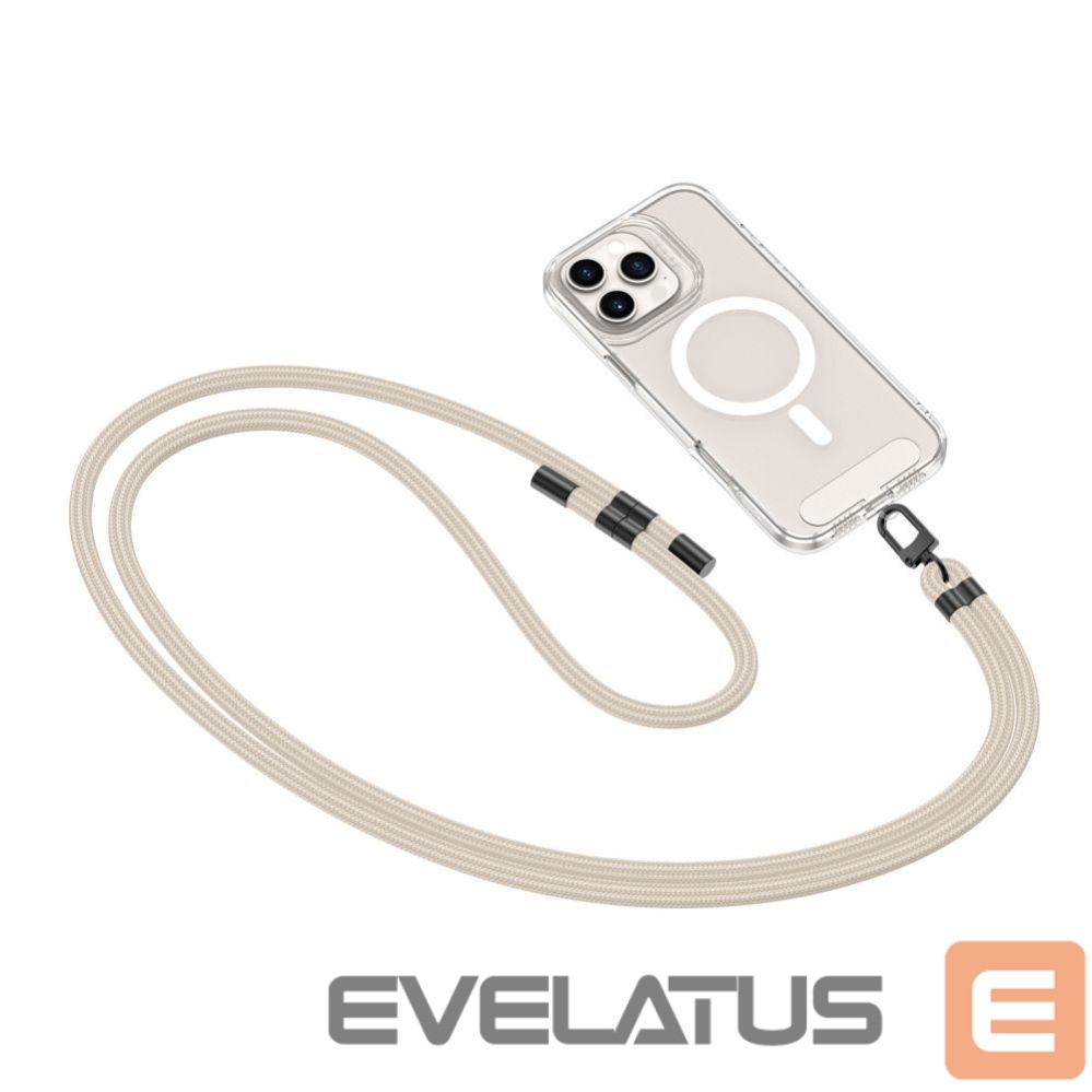Citas preces Tech-Protect Tech-Protect C7S Rope Crossbody Strap Leash - Beige