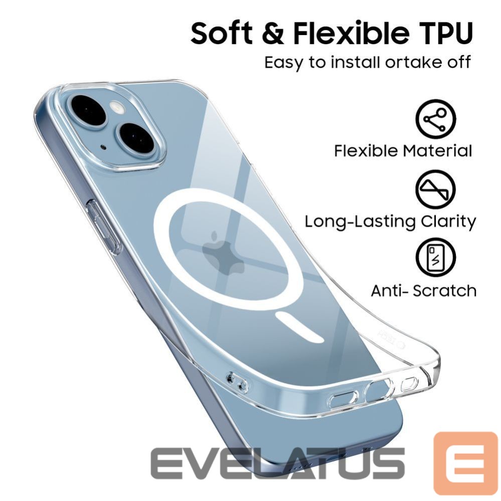 Citas preces Tech-Protect Tech-Protect FlexAir MagSafe Case for iPhone 13 / 14 - Clear