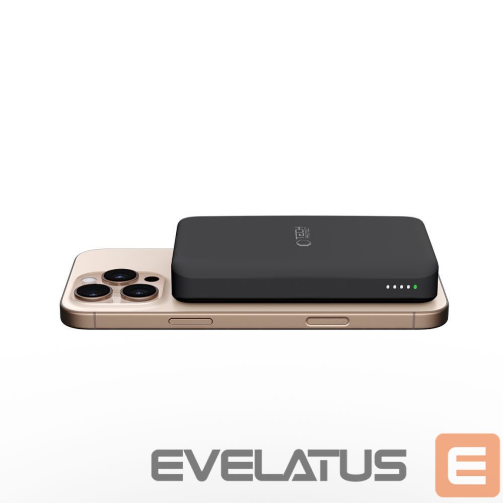 Citas preces Tech-Protect Powerbank Tech-Protect PB24 LifeMag QI2 MagSafe 10000 mAh - black