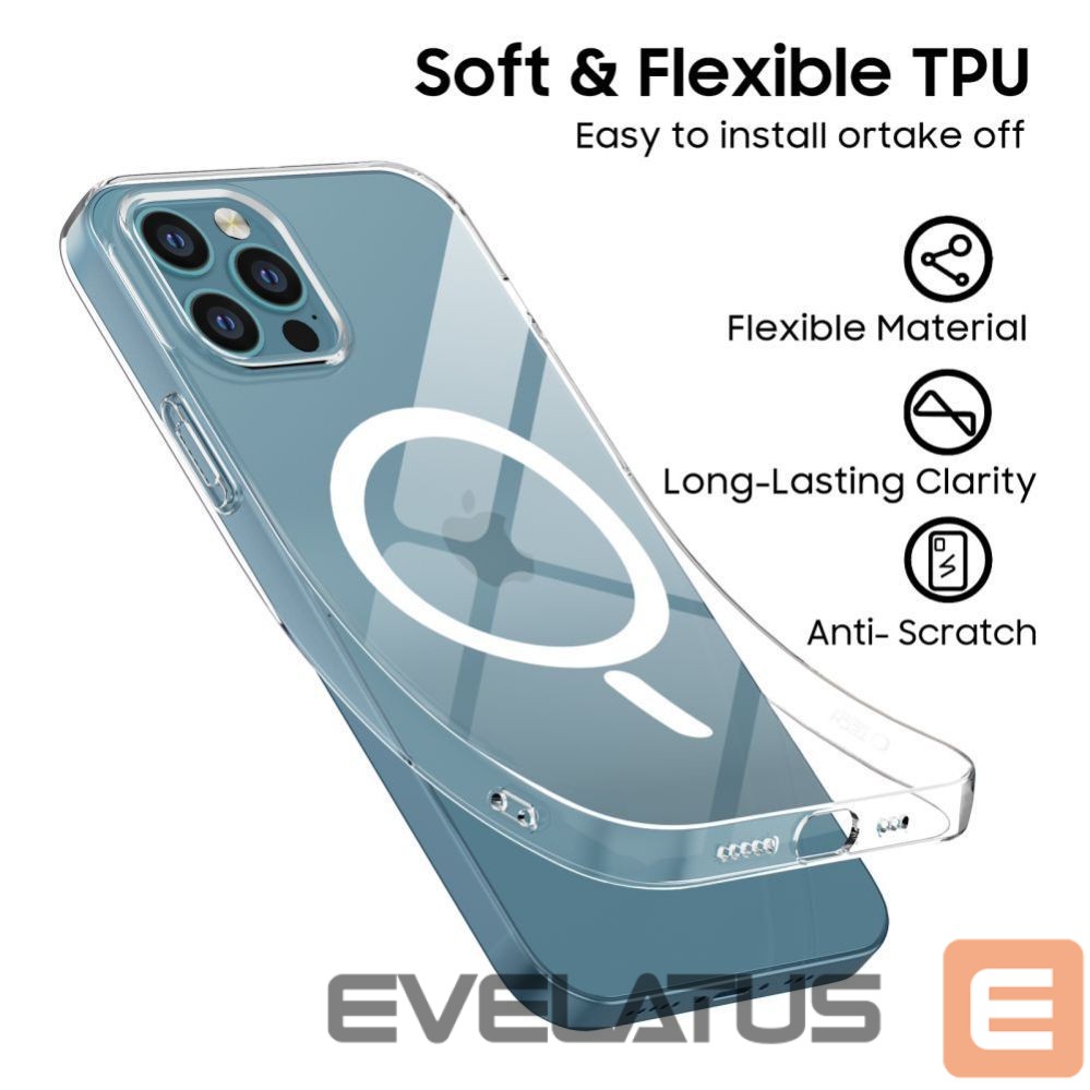 Citas preces Tech-Protect Tech-Protect FlexAir MagSafe Case for iPhone 12 / 12 Pro - Clear