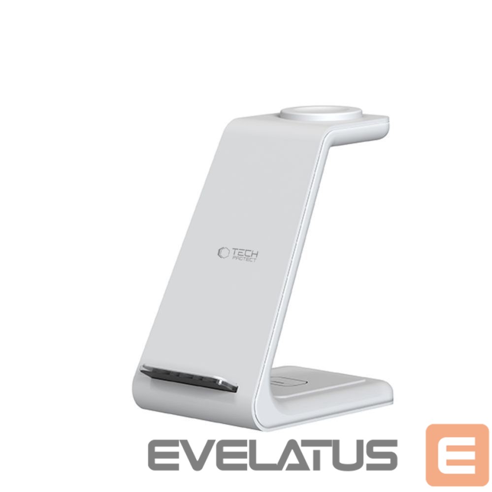 Citas preces Tech-Protect Tech-Protect QI15W-A36 3in1 Charging Station for Apple - White