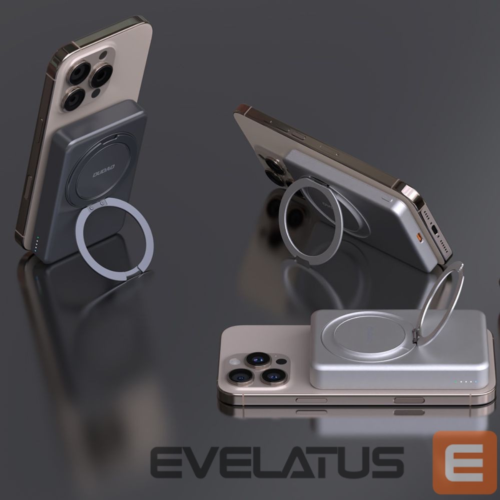 Ārējais akumulators Dudao Silver || Gray
