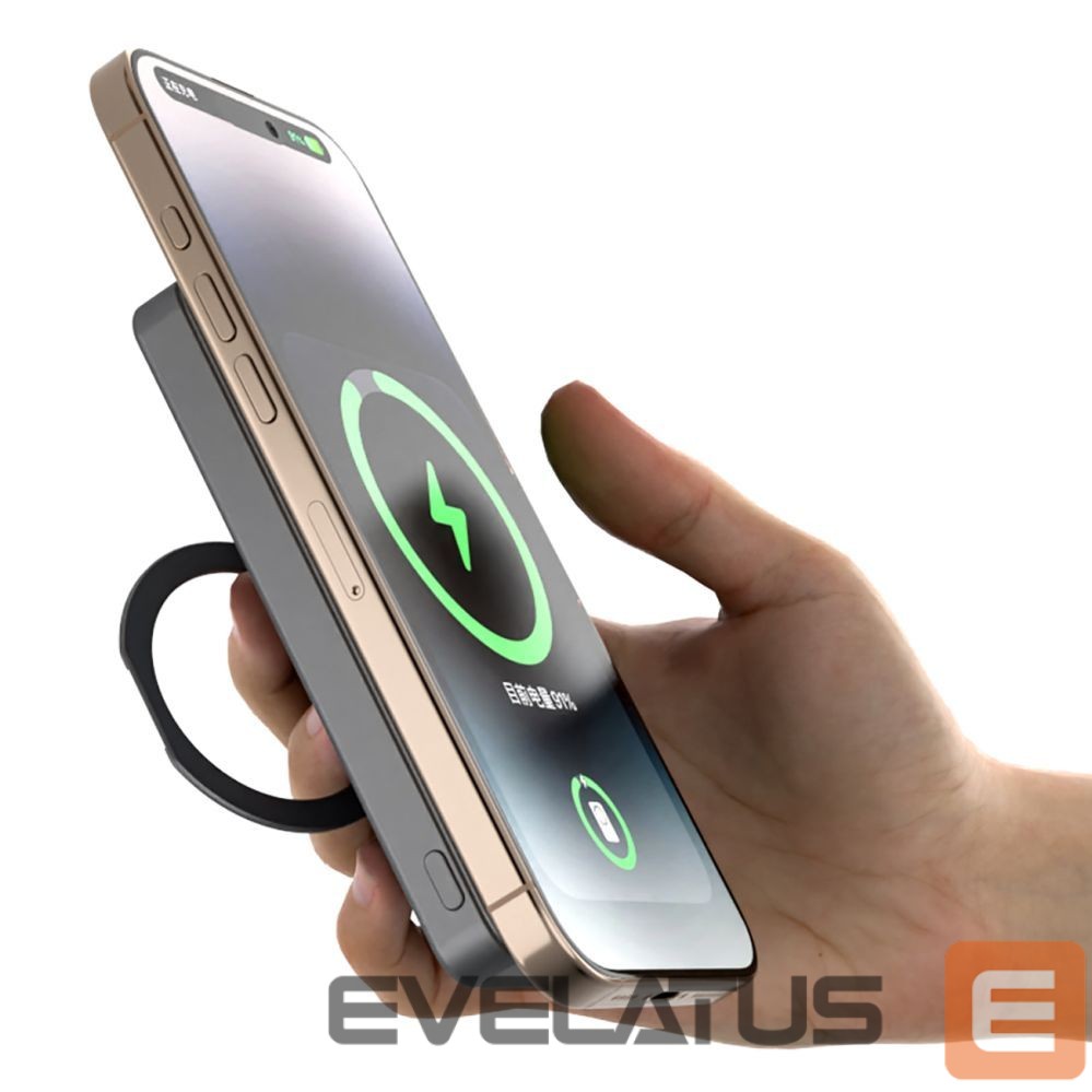 Ārējais akumulators Dudao Silver || Gray