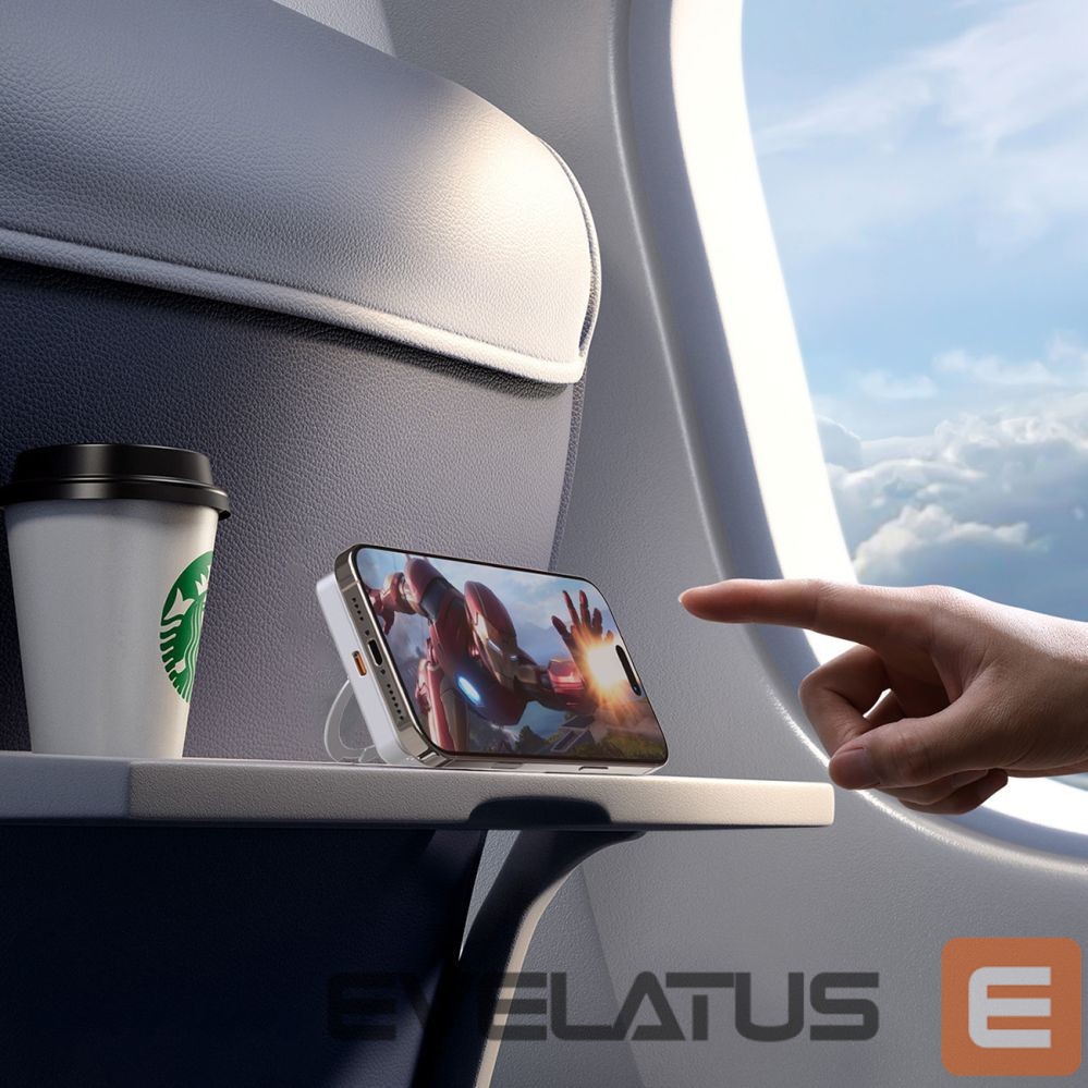 Ārējais akumulators Dudao Silver || Gray