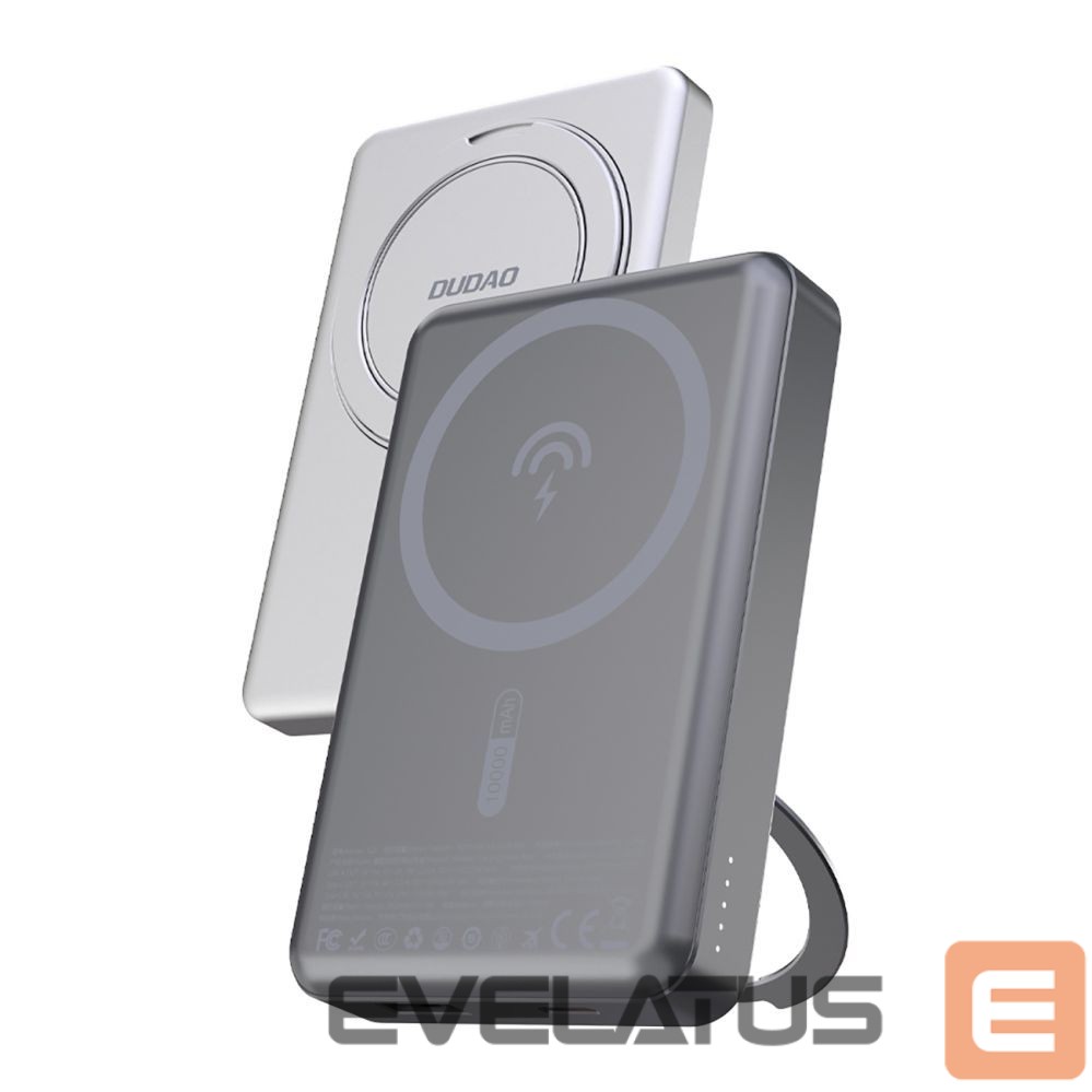 Ārējais akumulators Dudao Silver || Gray