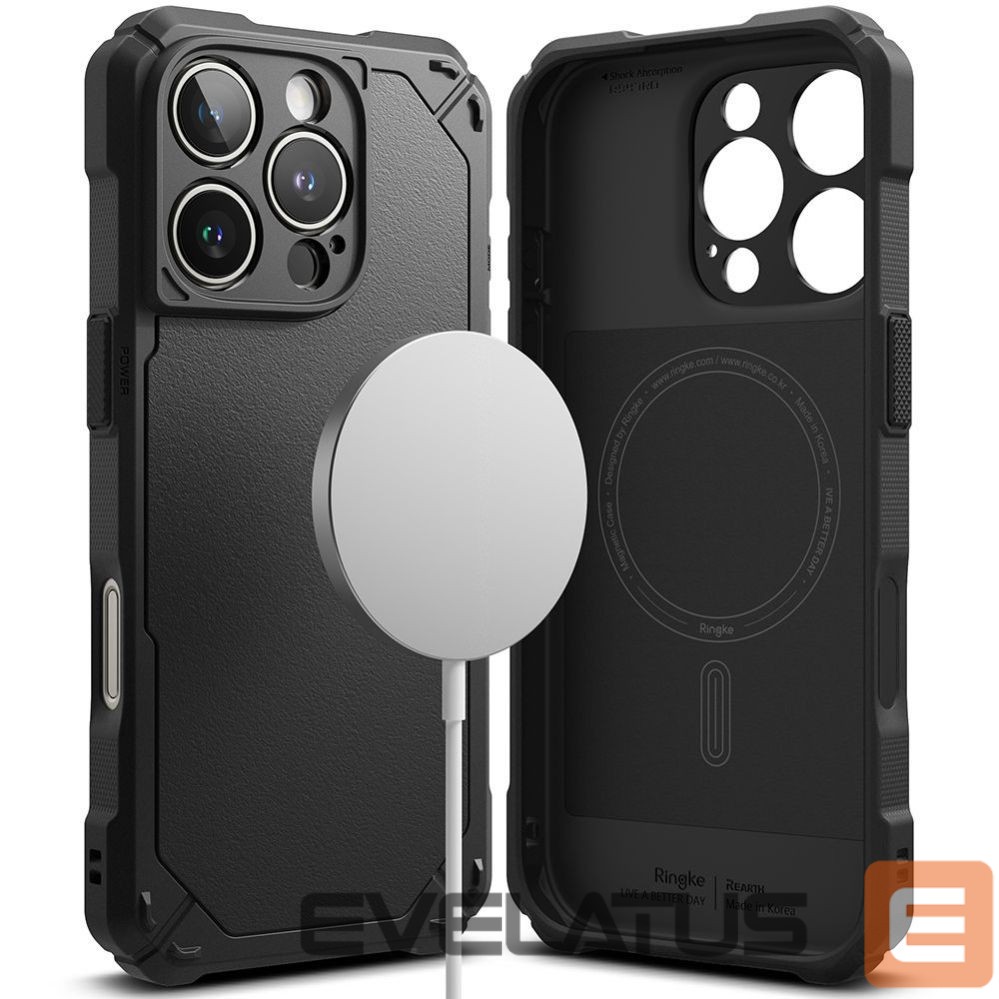 Citas preces Ringke Ringke Rugged Gear MagSafe iPhone 16 Pro Case - Black