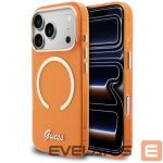 Citas preces Guess  Guess IML Script Metal MagSafe Case for iPhone 17 Pro - Orange 