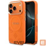 Citas preces Guess  Guess Peony Hot Stamp MagSafe Case for iPhone 17 Pro Max - Orange 