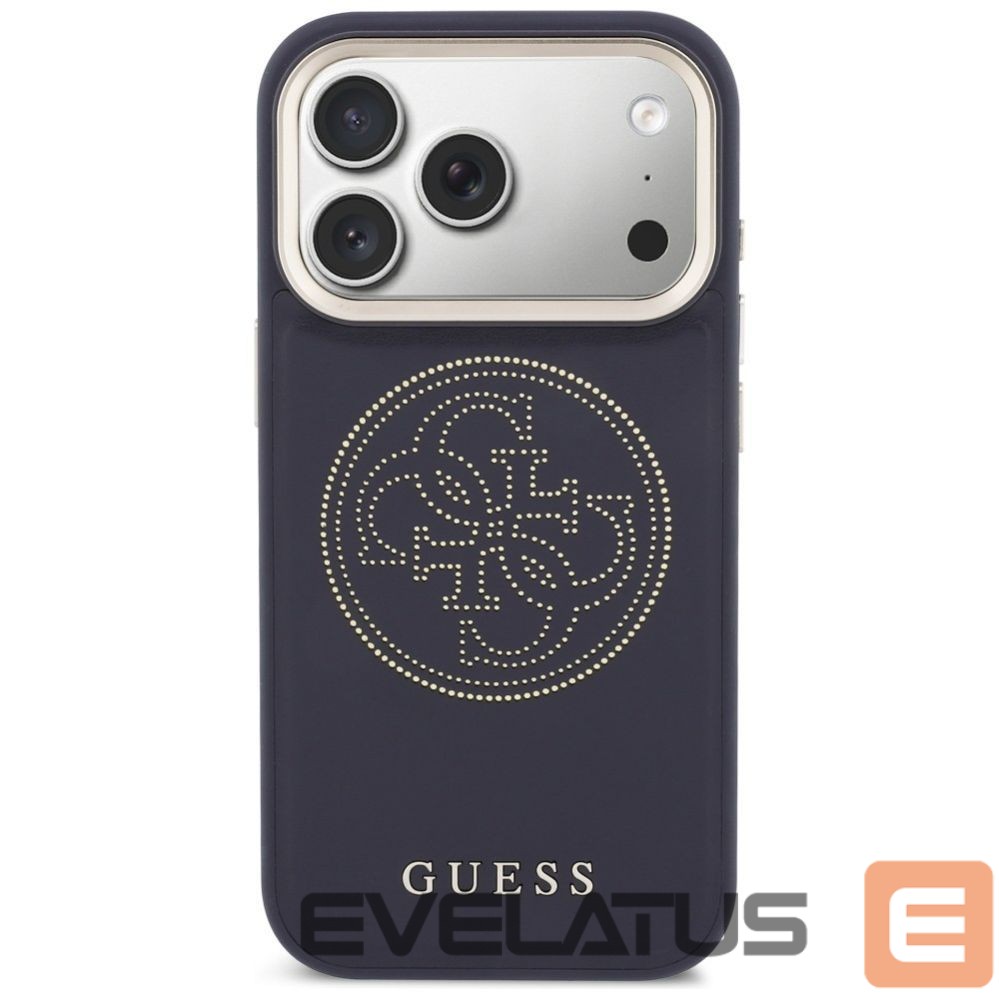 Citas preces Guess Guess Perforated 4G MagSafe case for iPhone 17 Pro Max - blue
