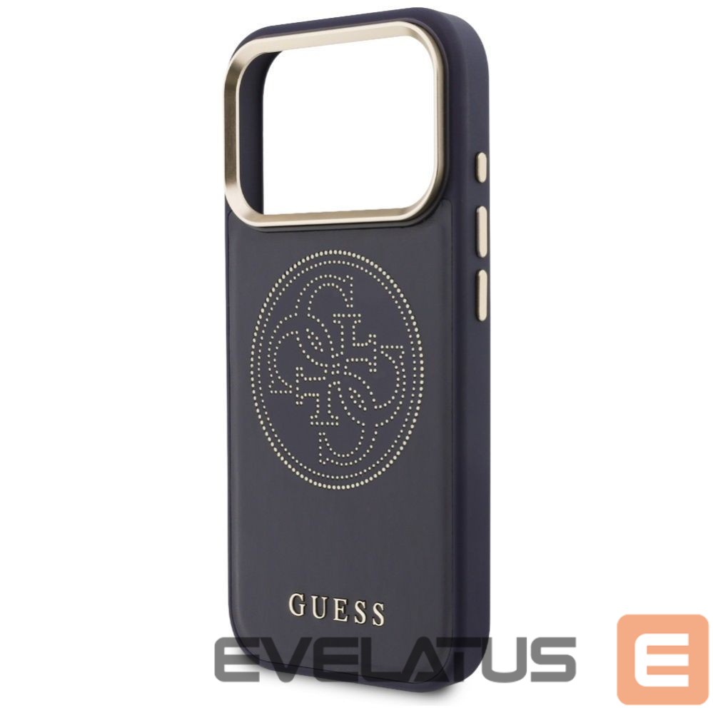 Citas preces Guess Guess Perforated 4G MagSafe case for iPhone 17 Pro Max - blue