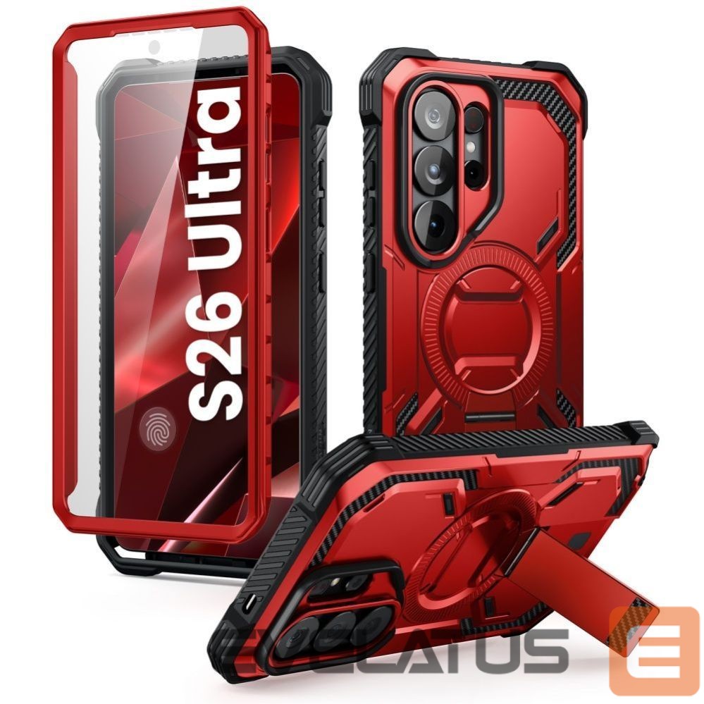 Citas preces Supcase Supcase ArmorBox Mag MagSafe Case for Samsung Galaxy S26 Ultra - Red and Black