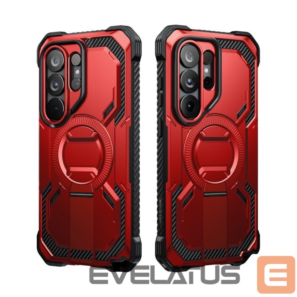 Citas preces Supcase Supcase ArmorBox Mag MagSafe Case for Samsung Galaxy S26 Ultra - Red and Black