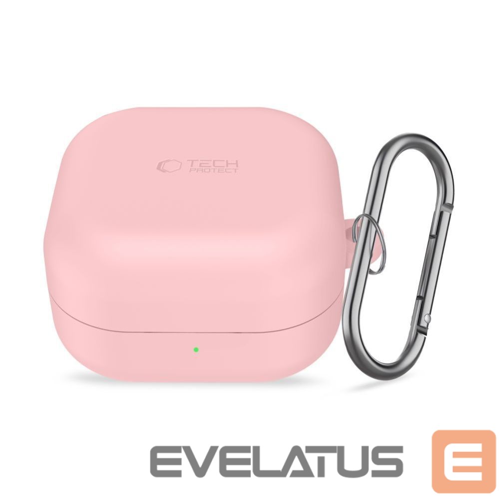 Citas preces Tech-Protect Tech-Protect Silicone Hook Case for Samsung Galaxy Buds 4 / 4 Pro - Pink