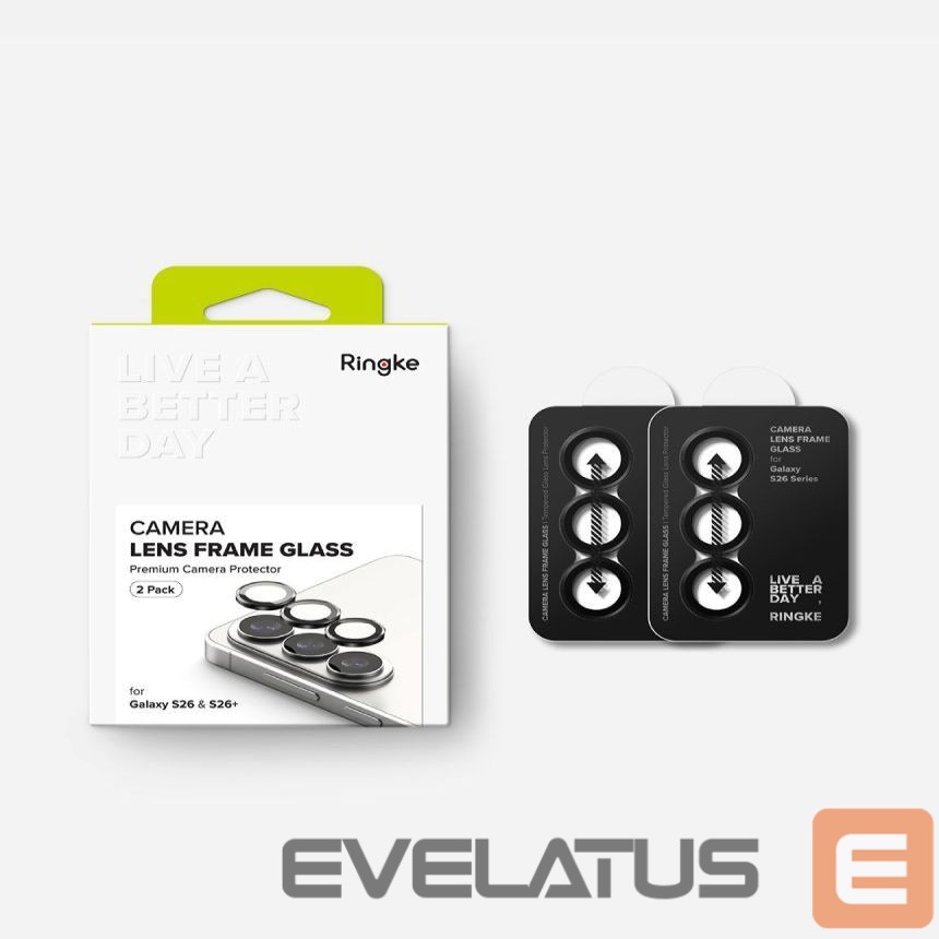 Citas preces Ringke Ringke Camera Frame Protector 2-Pack for Samsung Galaxy S26 / S26+ - Black