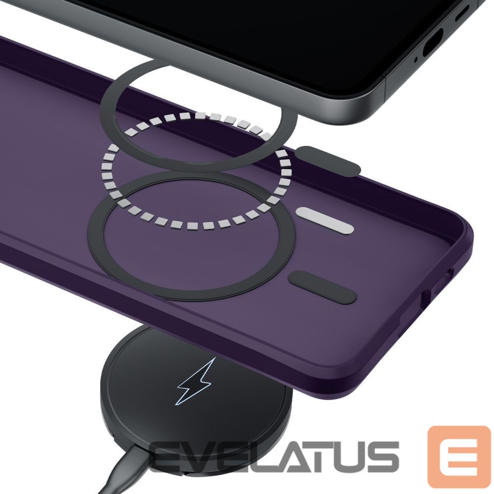 Citas preces 3MK 3mk Smoke MagCase for iPhone 16 - purple-translucent