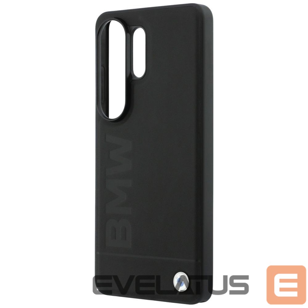 Citas preces BMW BMW Leather Hot Stamp MagSafe Case for Samsung Galaxy S26 Ultra - Black