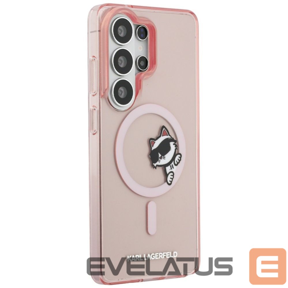 Citas preces Karl Lagerfeld Karl Lagerfeld IML Peekaboo Choupette MagSafe Case for Samsung Galaxy S26 Ultra - Pink