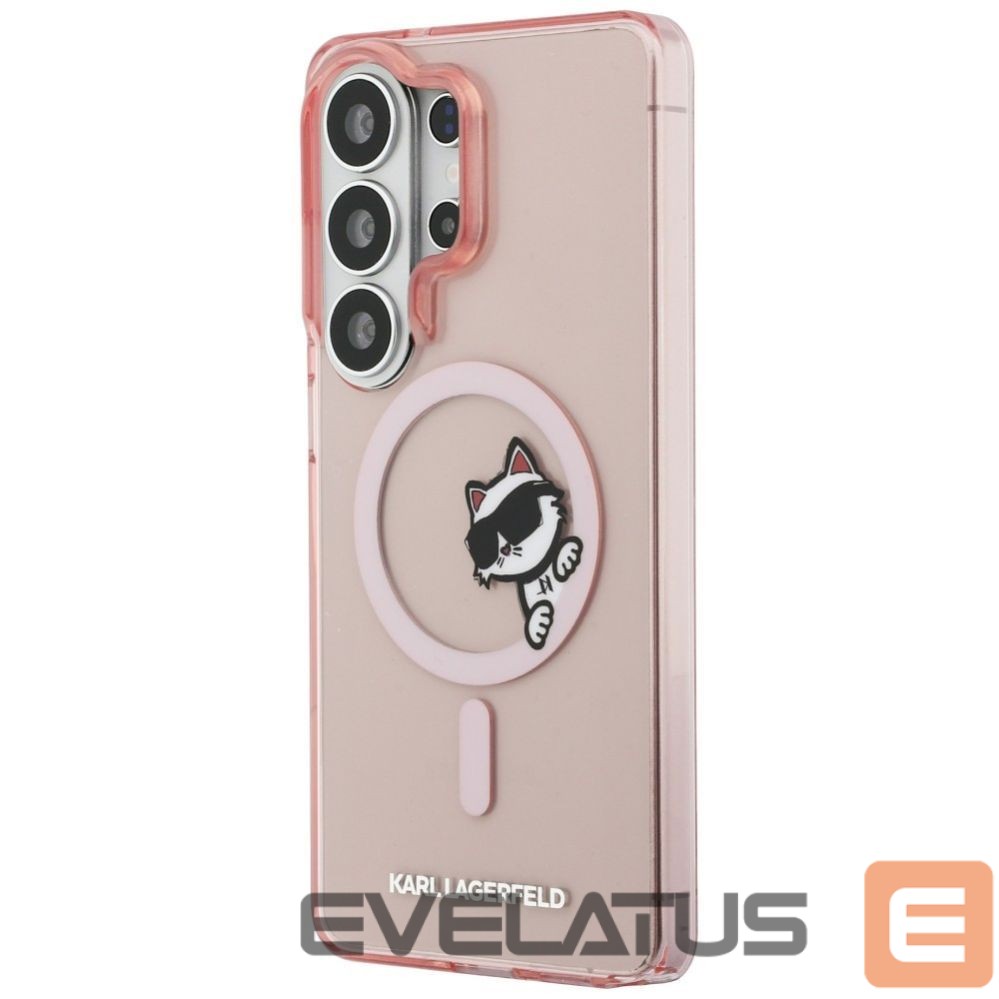 Citas preces Karl Lagerfeld Karl Lagerfeld IML Peekaboo Choupette MagSafe Case for Samsung Galaxy S26 Ultra - Pink