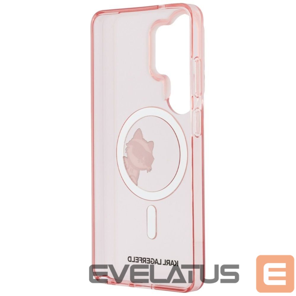 Citas preces Karl Lagerfeld Karl Lagerfeld IML Peekaboo Choupette MagSafe Case for Samsung Galaxy S26 Ultra - Pink