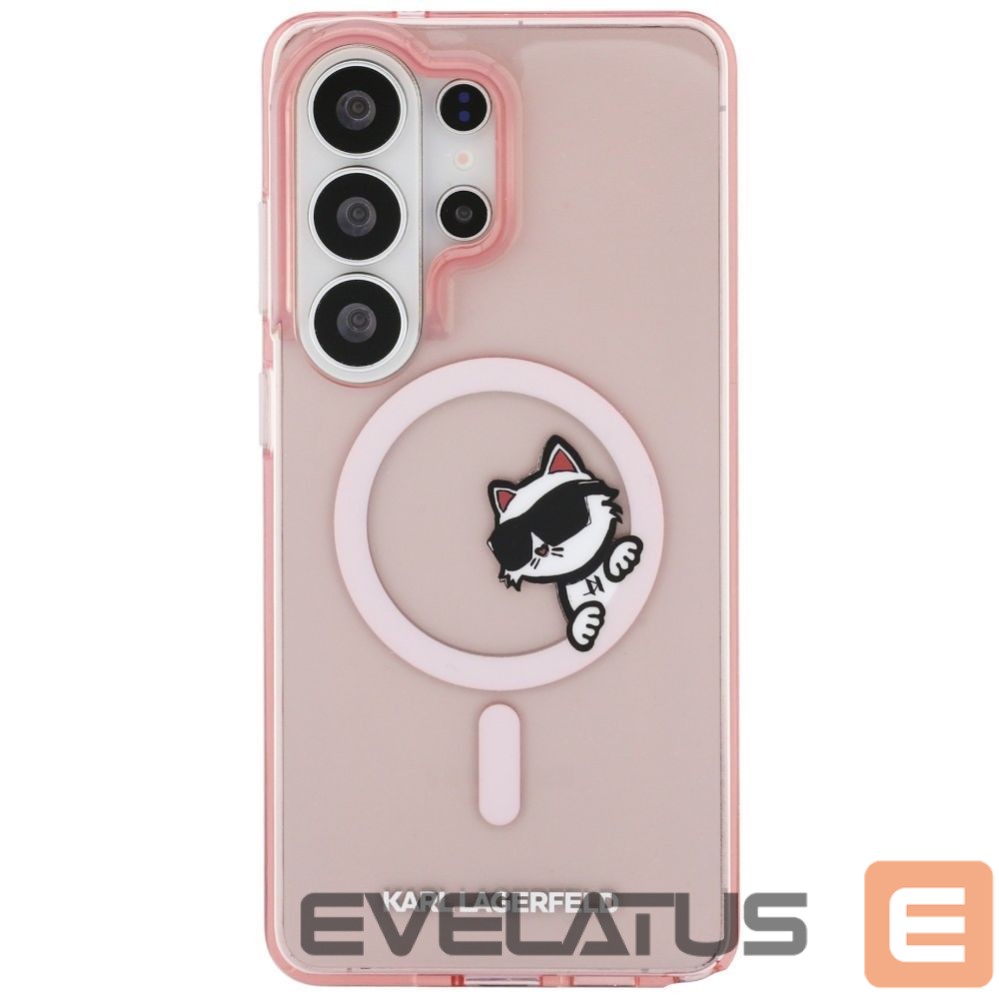 Citas preces Karl Lagerfeld Karl Lagerfeld IML Peekaboo Choupette MagSafe Case for Samsung Galaxy S26 Ultra - Pink