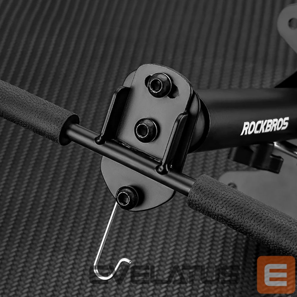 Piederums velosipēdiem Rockbros Rockbros 27210016001 Wall Mount Bike Hanger - Black
