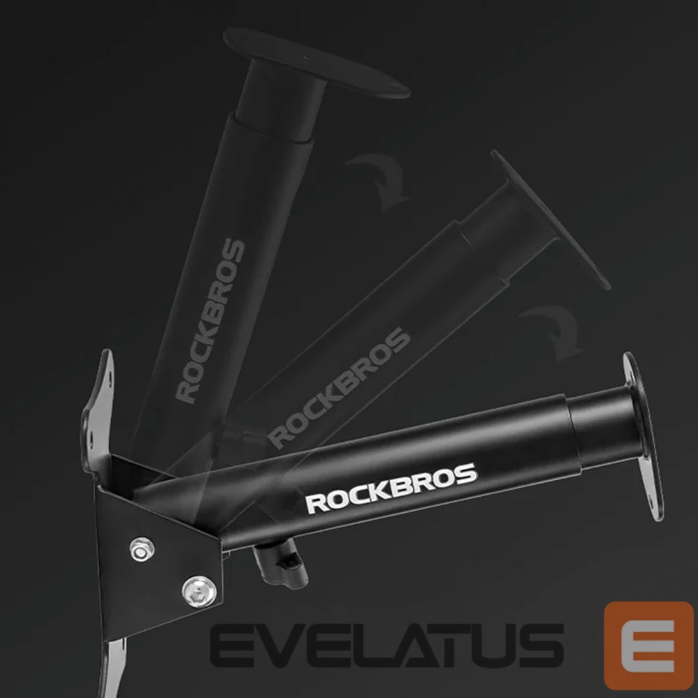 Piederums velosipēdiem Rockbros Rockbros 27210016001 Wall Mount Bike Hanger - Black
