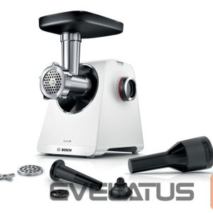 Gaļas mašīnā Bosch  MFWS607W Meat mincer, Power 2100 W, White 