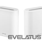 Rūteris Asus  Wifi 6 802.11ax Tri-band Business Mesh System  EBM68 (2-Pack) 802.11ax, 4804 Mbit/s, 10/100/1000 Mbit/s, Ethernet LAN (RJ-45) ports 3, MU-MiMO No, No mobile broadband, Antenna type Internal, White 