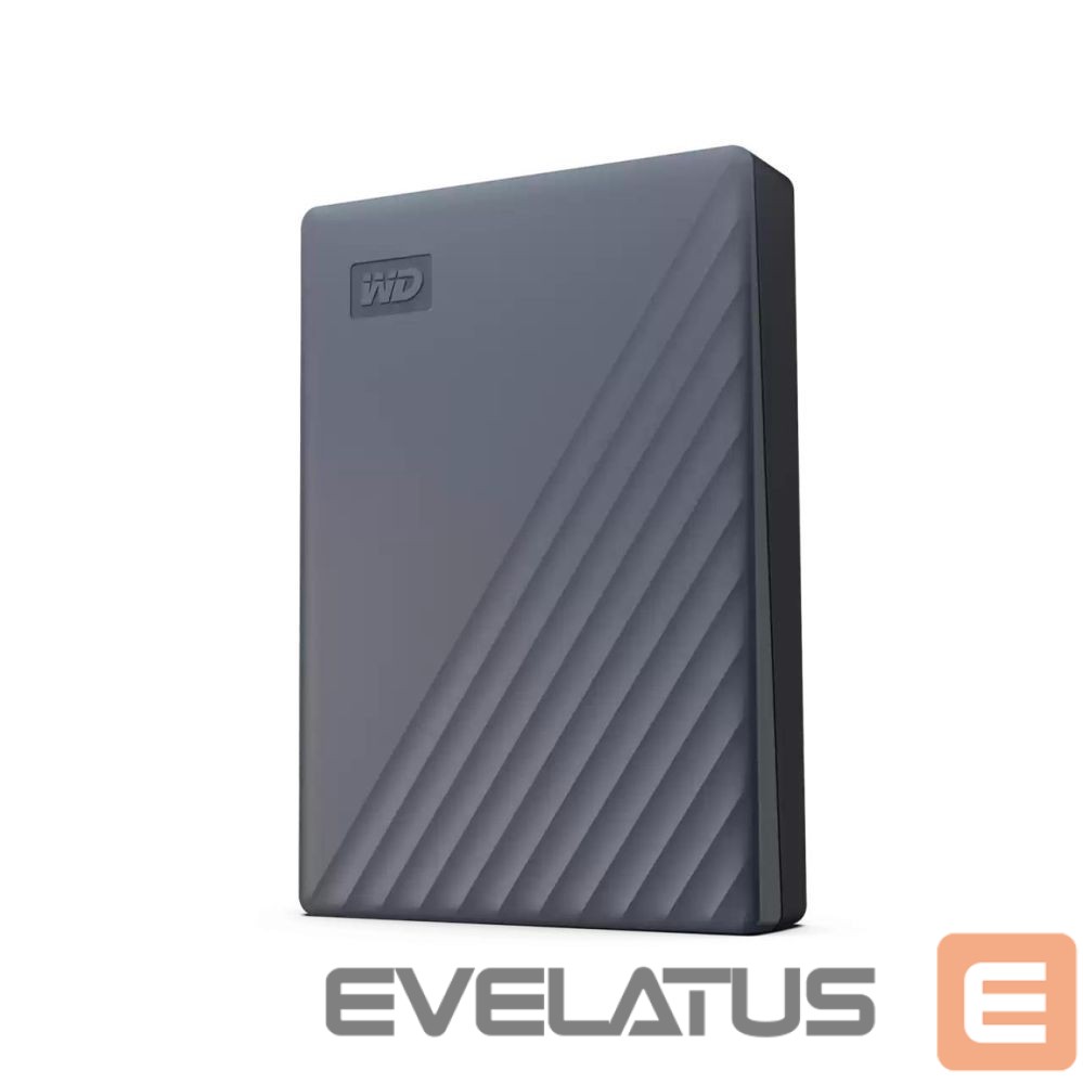 Cietais disks HDD Western Digital External HDD||My Passport|WDBRMD0050BGY-WESN|5TB|USB-C|Colour Grey|WDBRMD0050BGY-WESN