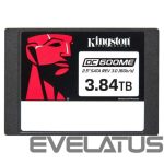 Hard drive SSD Kingston  SSD||3840 GB|Serial ATA III|2.5"|Write speed 530 MB/s|7008xTBW rating|MTBF 2000000 h|Read speed 560 MB/s|SEDC600ME/3840G 