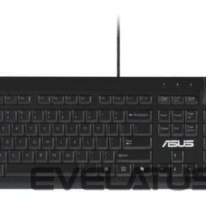 Datora tastatūra Asus  KEYBOARD KU100 BLACK/EST 90XB05E0-BKB050 