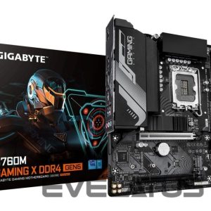 Pamatplate Intel procesorsiem Gigabyte  Mainboard||Intel B760|LGA 1700|micro ATX|RAM DDR4-SDRAM|4xSlots|2xNumber of M.2 (M) slots|B760MGXDDR4GEN5 