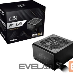 Barošanas bloks Asrock  Power Supply||ATX|PC|100 - 240 V|850 W|PRO-850G 