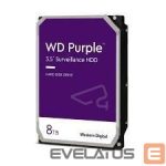 Cietais disks HDD Western Digital  HDD||Purple|8TB|SATA 3.0|256 MB|7200 rpm|3,5"|WD8002PURP 