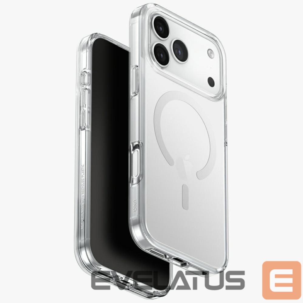 Citas preces UNIQ Uniq Clario Magclick Charging Case for iPhone 17 Pro Max - Transparent