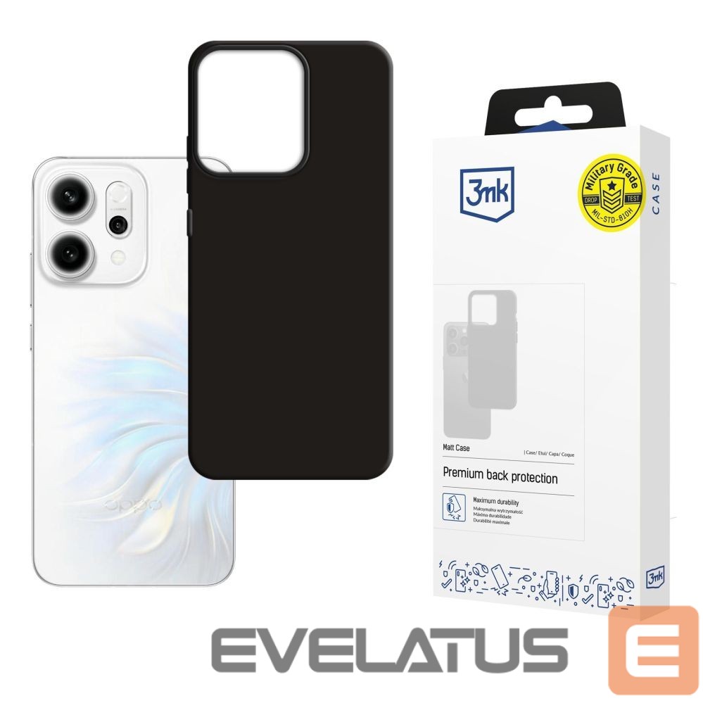 Citas preces 3MK 3mk Matt Case for Oppo Reno 14 - Black