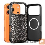 Citas preces Tech-Protect  Tech-Protect Lamano MagSafe case for iPhone 17 Pro - black and brown 