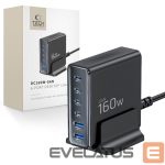 Kabelis Tech-Protect  Tech-Protect DC160W-GAN 6-Port 160W Wall Charger - Black 