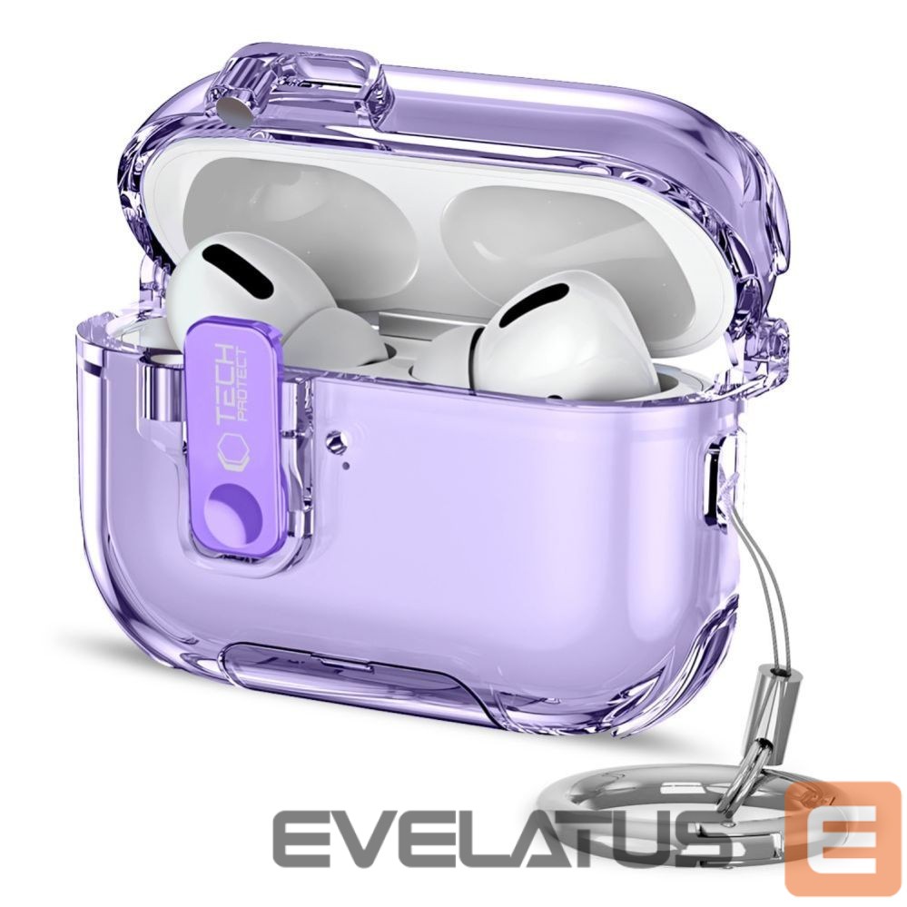 Citas preces Tech-Protect Tech-Protect Bounce Pro Case for AirPods Pro 3 - Purple